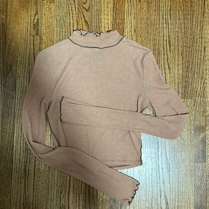Urban outfitters tan/brown turtleneck